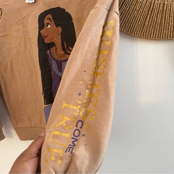 Disney Tan Sweatshirt with Purple and Gold Design - Picture 8 of 14
